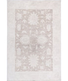 Serenity 3'10'' X 5'10'' Hand-Knotted Wool Rug 3'10'' x 5'10'' (115 X 175) / Brown / Ivory