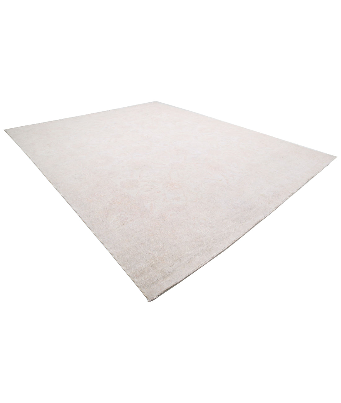 Serenity 11'9'' X 14'6'' Hand-Knotted Wool Rug 11'9'' x 14'6'' (353 X 435) / Ivory / Ivory