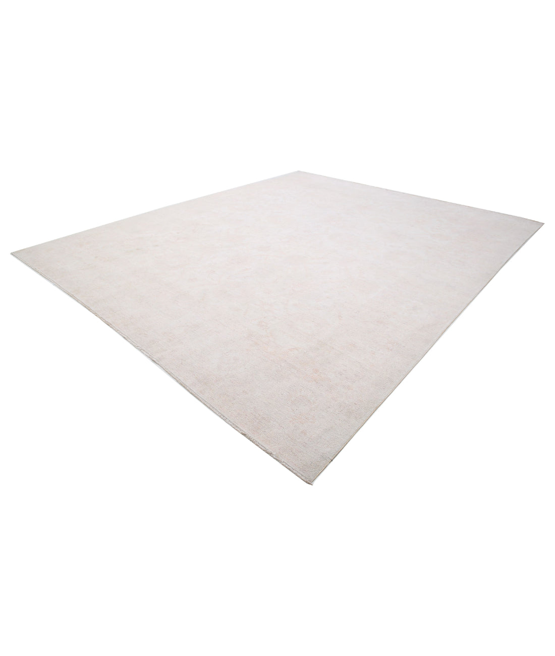 Serenity 11'9'' X 14'6'' Hand-Knotted Wool Rug 11'9'' x 14'6'' (353 X 435) / Ivory / Ivory