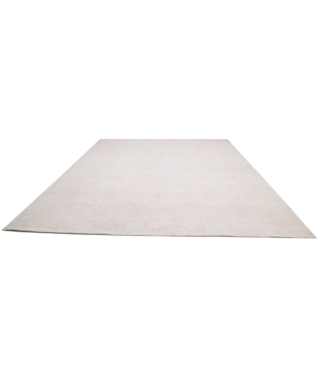 Serenity 11'9'' X 14'6'' Hand-Knotted Wool Rug 11'9'' x 14'6'' (353 X 435) / Ivory / Ivory