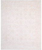 Serenity 11'9'' X 14'6'' Hand-Knotted Wool Rug 11'9'' x 14'6'' (353 X 435) / Ivory / Ivory