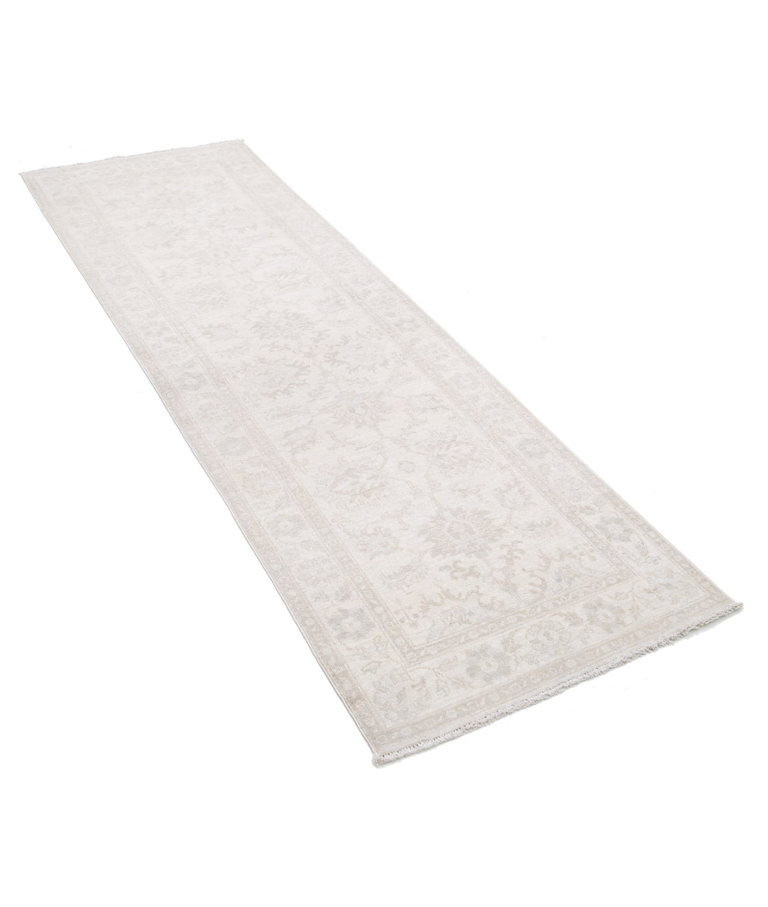 Serenity 2'6'' X 7'11'' Hand-Knotted Wool Rug 2'6'' x 7'11'' (75 X 238) / Ivory / Beige