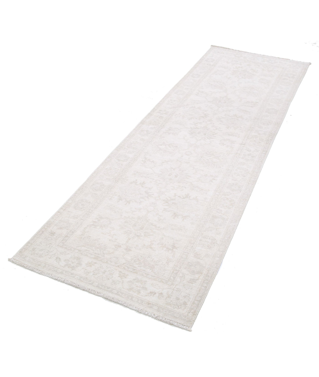 Serenity 2'6'' X 7'11'' Hand-Knotted Wool Rug 2'6'' x 7'11'' (75 X 238) / Ivory / Beige