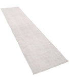 Serenity 2'5'' X 9'9'' Hand-Knotted Wool Rug 2'5'' x 9'9'' (73 X 293) / Ivory / Pink