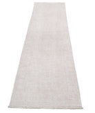 Serenity 2'5'' X 9'9'' Hand-Knotted Wool Rug 2'5'' x 9'9'' (73 X 293) / Ivory / Pink