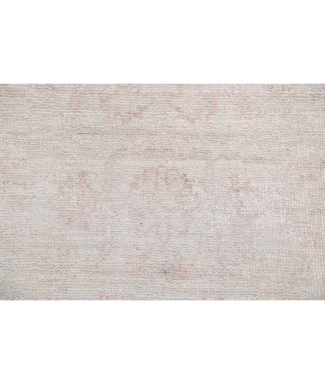 Serenity 2'5'' X 9'9'' Hand-Knotted Wool Rug 2'5'' x 9'9'' (73 X 293) / Ivory / Pink