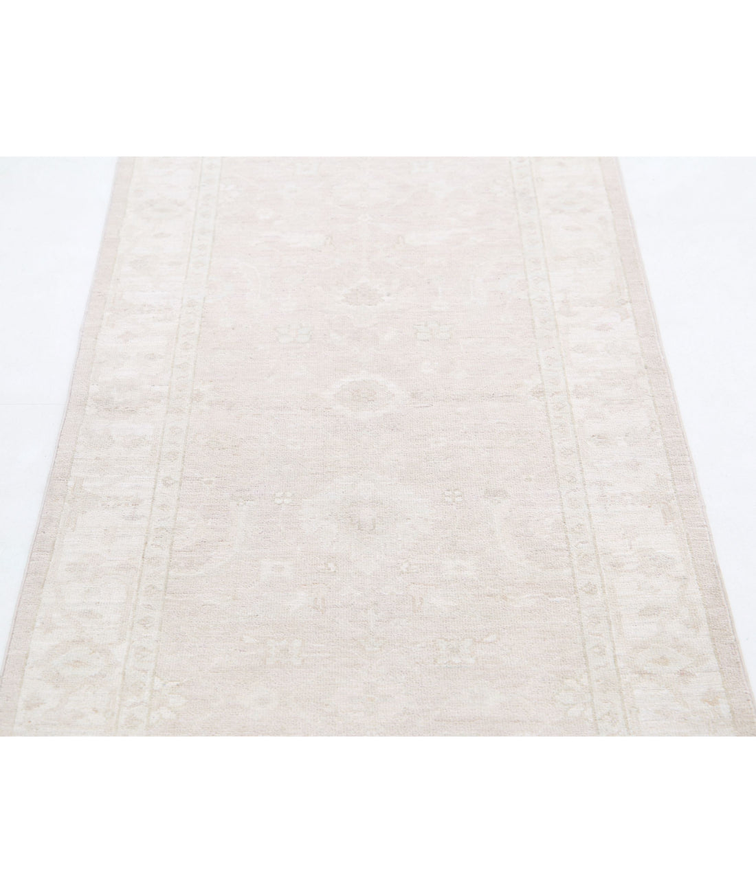 Serenity 2'7'' X 7'10'' Hand-Knotted Wool Rug 2'7'' x 7'10'' (78 X 235) / Taupe / Ivory