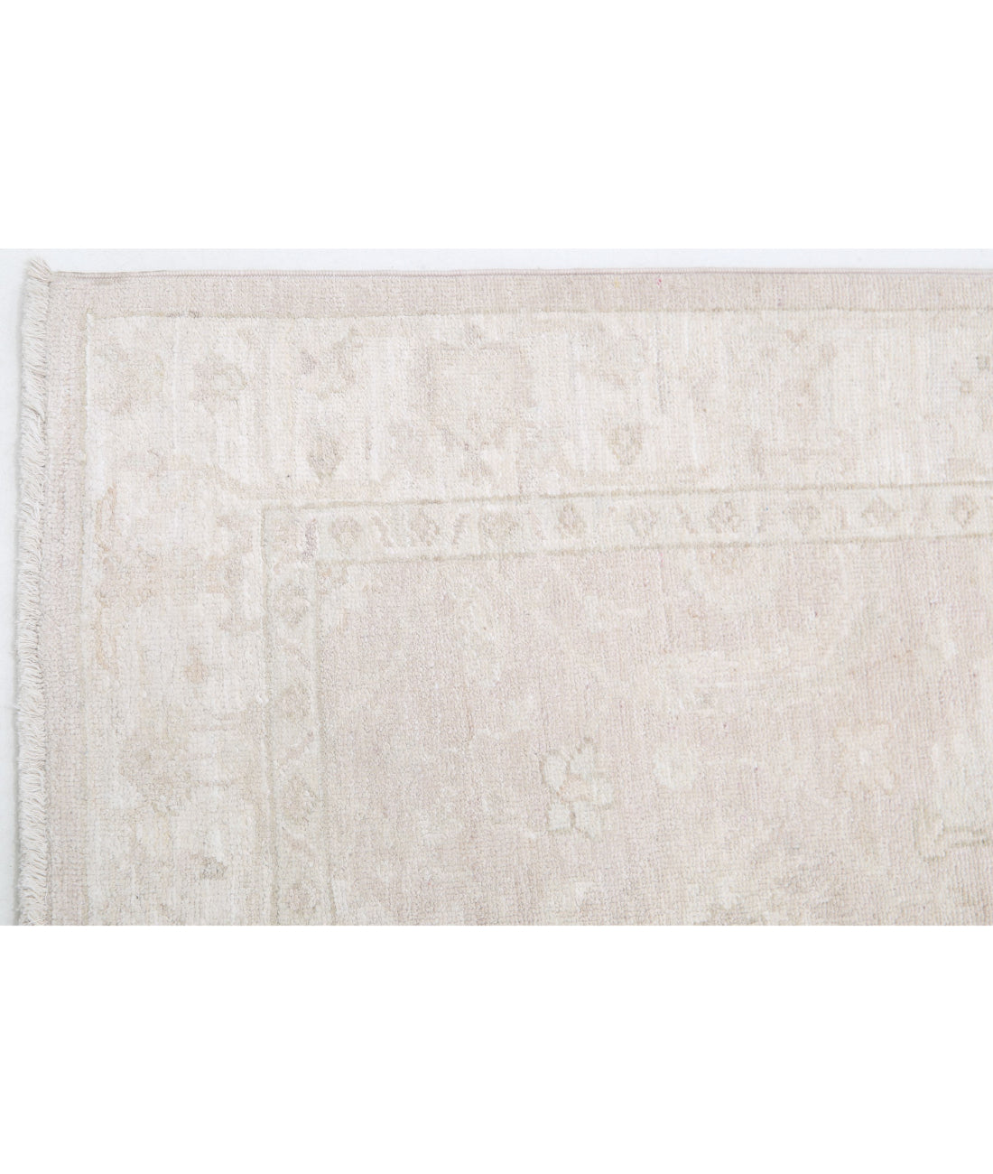 Serenity 2'7'' X 7'10'' Hand-Knotted Wool Rug 2'7'' x 7'10'' (78 X 235) / Taupe / Ivory