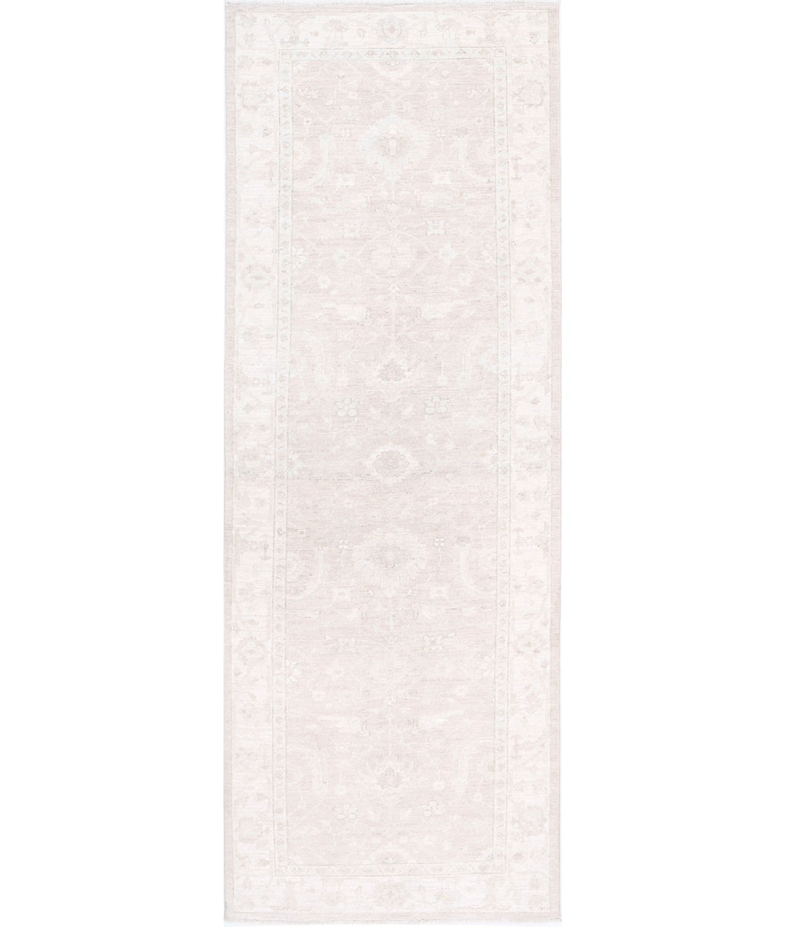 Serenity 2'7'' X 7'10'' Hand-Knotted Wool Rug 2'7'' x 7'10'' (78 X 235) / Taupe / Ivory