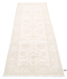 Serenity 2'7'' X 8'0'' Hand-Knotted Wool Rug 2'7'' x 8'0'' (78 X 240) / Ivory / Grey