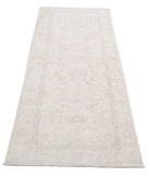 Serenity 2'7'' X 6'9'' Hand-Knotted Wool Rug 2'7'' x 6'9'' (78 X 203) / Ivory / Taupe