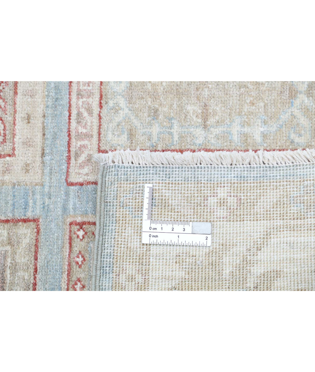 Serenity 2'9'' X 7'9'' Hand-Knotted Wool Rug 2'9'' x 7'9'' (83 X 233) / Blue / Ivory