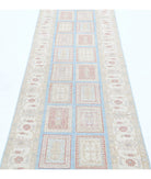 Serenity 2'7'' X 10'1'' Hand-Knotted Wool Rug 2'7'' x 10'1'' (78 X 303) / Blue / Ivory