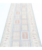 Serenity 2'7'' X 10'1'' Hand-Knotted Wool Rug 2'7'' x 10'1'' (78 X 303) / Blue / Ivory