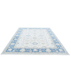 Serenity 8'0'' X 9'4'' Hand-Knotted Wool Rug 8'0'' x 9'4'' (240 X 280) / Ivory / Blue