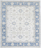 Serenity 8'0'' X 9'4'' Hand-Knotted Wool Rug 8'0'' x 9'4'' (240 X 280) / Ivory / Blue