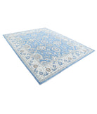 Serenity 8'0'' X 10'0'' Hand-Knotted Wool Rug 8'0'' x 10'0'' (240 X 300) / Blue / Ivory