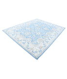 Serenity 8'0'' X 10'0'' Hand-Knotted Wool Rug 8'0'' x 10'0'' (240 X 300) / Blue / Ivory