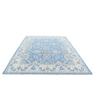 Serenity 8'0'' X 10'0'' Hand-Knotted Wool Rug 8'0'' x 10'0'' (240 X 300) / Blue / Ivory