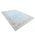 Serenity 8'10'' X 12'7'' Hand-Knotted Wool Rug 8'10'' x 12'7'' (265 X 378) / Blue / Grey