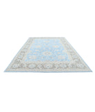 Serenity 8'10'' X 12'7'' Hand-Knotted Wool Rug 8'10'' x 12'7'' (265 X 378) / Blue / Grey