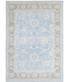 Serenity 8'10'' X 12'7'' Hand-Knotted Wool Rug 8'10'' x 12'7'' (265 X 378) / Blue / Grey