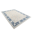 Serenity 8'0'' X 10'4'' Hand-Knotted Wool Rug 8'0'' x 10'4'' (240 X 310) / Taupe / Blue