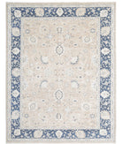 Serenity 8'0'' X 10'4'' Hand-Knotted Wool Rug 8'0'' x 10'4'' (240 X 310) / Taupe / Blue