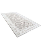 Serenity 6'7'' X 12'4'' Hand-Knotted Wool Rug 6'7'' x 12'4'' (198 X 370) / Brown / Ivory