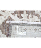 Serenity 6'7'' X 12'4'' Hand-Knotted Wool Rug 6'7'' x 12'4'' (198 X 370) / Brown / Ivory