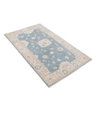 Serenity 3'0'' X 5'1'' Hand-Knotted Wool Rug 3'0'' x 5'1'' (90 X 153) / Grey / Gold