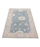 Serenity 3'0'' X 5'1'' Hand-Knotted Wool Rug 3'0'' x 5'1'' (90 X 153) / Grey / Gold