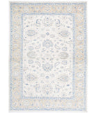 Serenity 3'11'' X 5'7'' Hand-Knotted Wool Rug 3'11'' x 5'7'' (118 X 168) / Ivory / Taupe