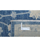 Serenity 4'0'' X 41'7'' Hand-Knotted Wool Rug 4'0'' x 41'7'' (120 X 1248) / Blue / Ivory