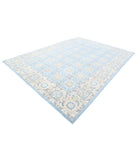 Serenity 8'10'' X 11'9'' Hand-Knotted Wool Rug 8'10'' x 11'9'' (265 X 353) / Blue / Taupe