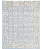 Serenity 8'10'' X 11'9'' Hand-Knotted Wool Rug 8'10'' x 11'9'' (265 X 353) / Blue / Taupe