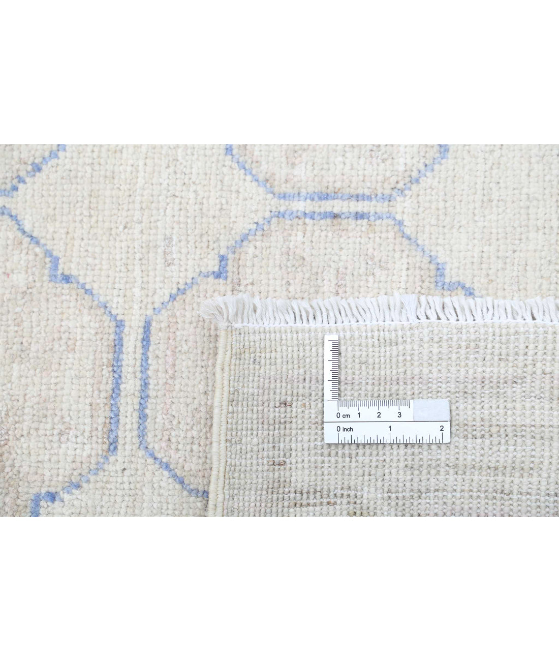 Khotan 8'4'' X 10'9'' Hand-Knotted Wool Rug 8'4'' x 10'9'' (250 X 323) / Ivory / Blue