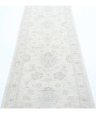 Serenity 2'7'' X 8'5'' Hand-Knotted Wool Rug 2'7'' x 8'5'' (78 X 253) / Ivory / Blue