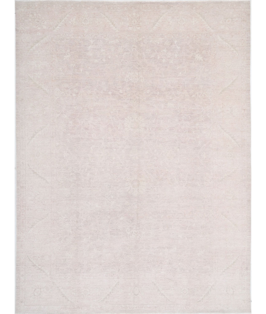 Serenity 9'10'' X 13'3'' Hand-Knotted Wool Rug 9'10'' x 13'3'' (295 X 398) / Taupe / Ivory