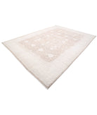 Serenity 9'6'' X 13'8'' Hand-Knotted Wool Rug 9'6'' x 13'8'' (285 X 410) / Brown / Ivory