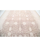 Serenity 9'6'' X 13'8'' Hand-Knotted Wool Rug 9'6'' x 13'8'' (285 X 410) / Brown / Ivory