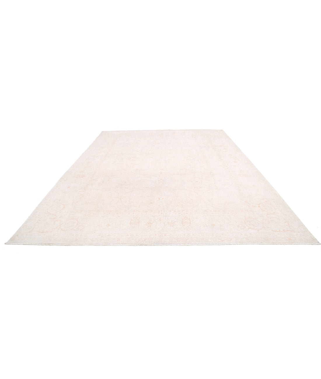 Serenity 9'10'' X 13'8'' Hand-Knotted Wool Rug 9'10'' x 13'8'' (295 X 410) / Ivory / Taupe