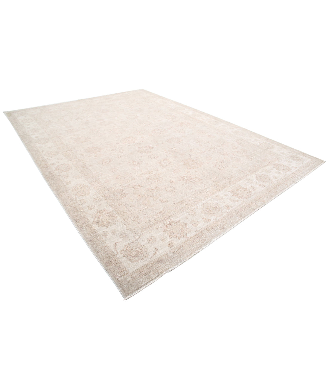 Serenity 9'11'' X 13'7'' Hand-Knotted Wool Rug 9'11'' x 13'7'' (298 X 408) / Ivory / Taupe