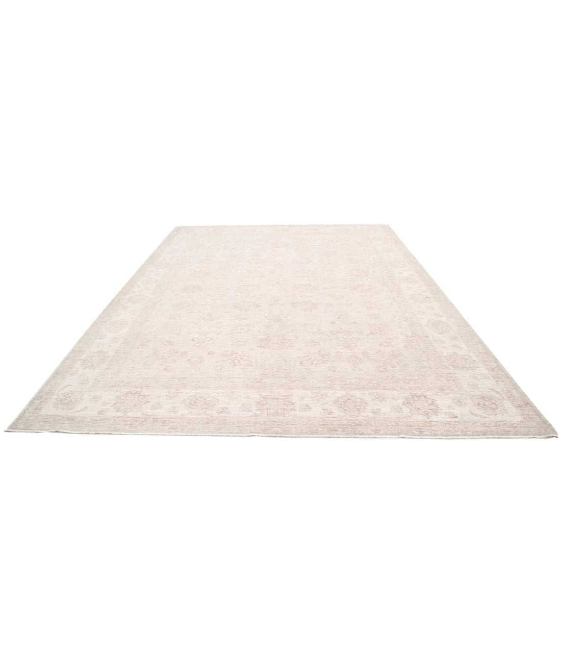 Serenity 9'11'' X 13'7'' Hand-Knotted Wool Rug 9'11'' x 13'7'' (298 X 408) / Ivory / Taupe