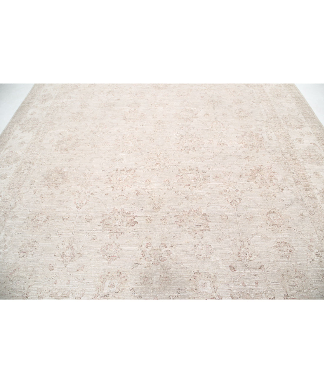 Serenity 9'11'' X 13'7'' Hand-Knotted Wool Rug 9'11'' x 13'7'' (298 X 408) / Ivory / Taupe