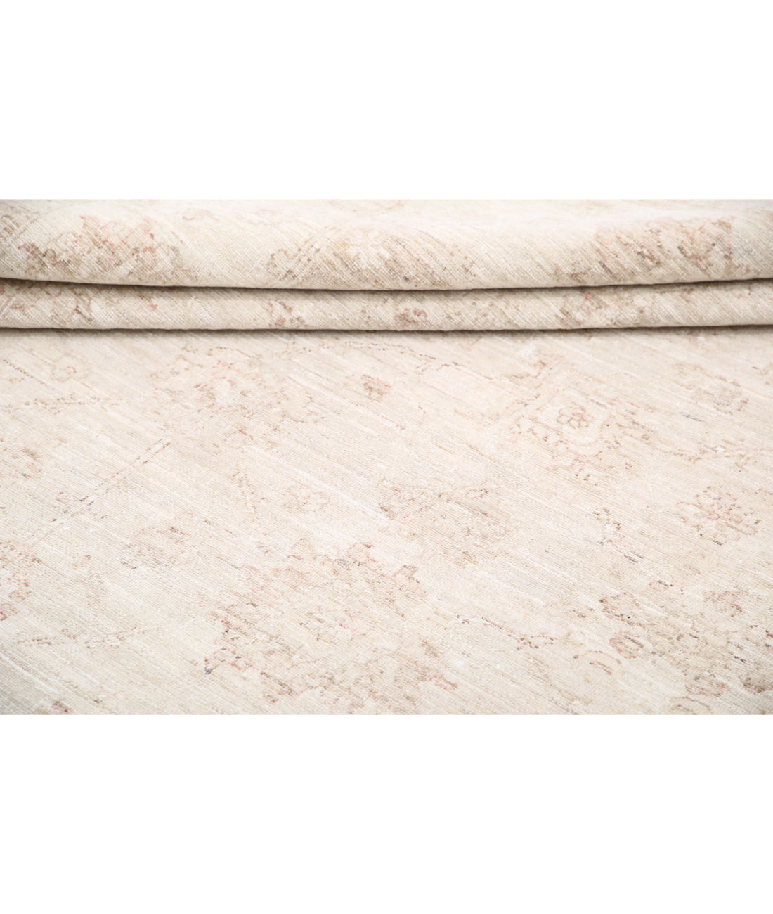 Serenity 9'11'' X 13'7'' Hand-Knotted Wool Rug 9'11'' x 13'7'' (298 X 408) / Ivory / Taupe