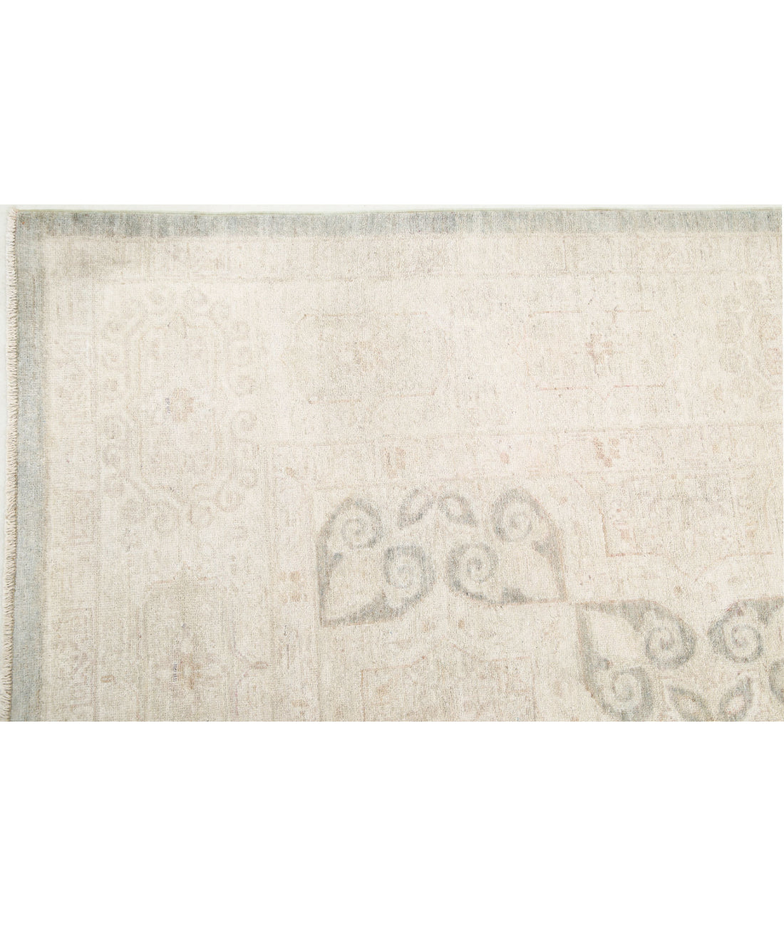 Serenity 9'10'' X 13'5'' Hand-Knotted Wool Rug 9'10'' x 13'5'' (295 X 403) / Taupe / Ivory