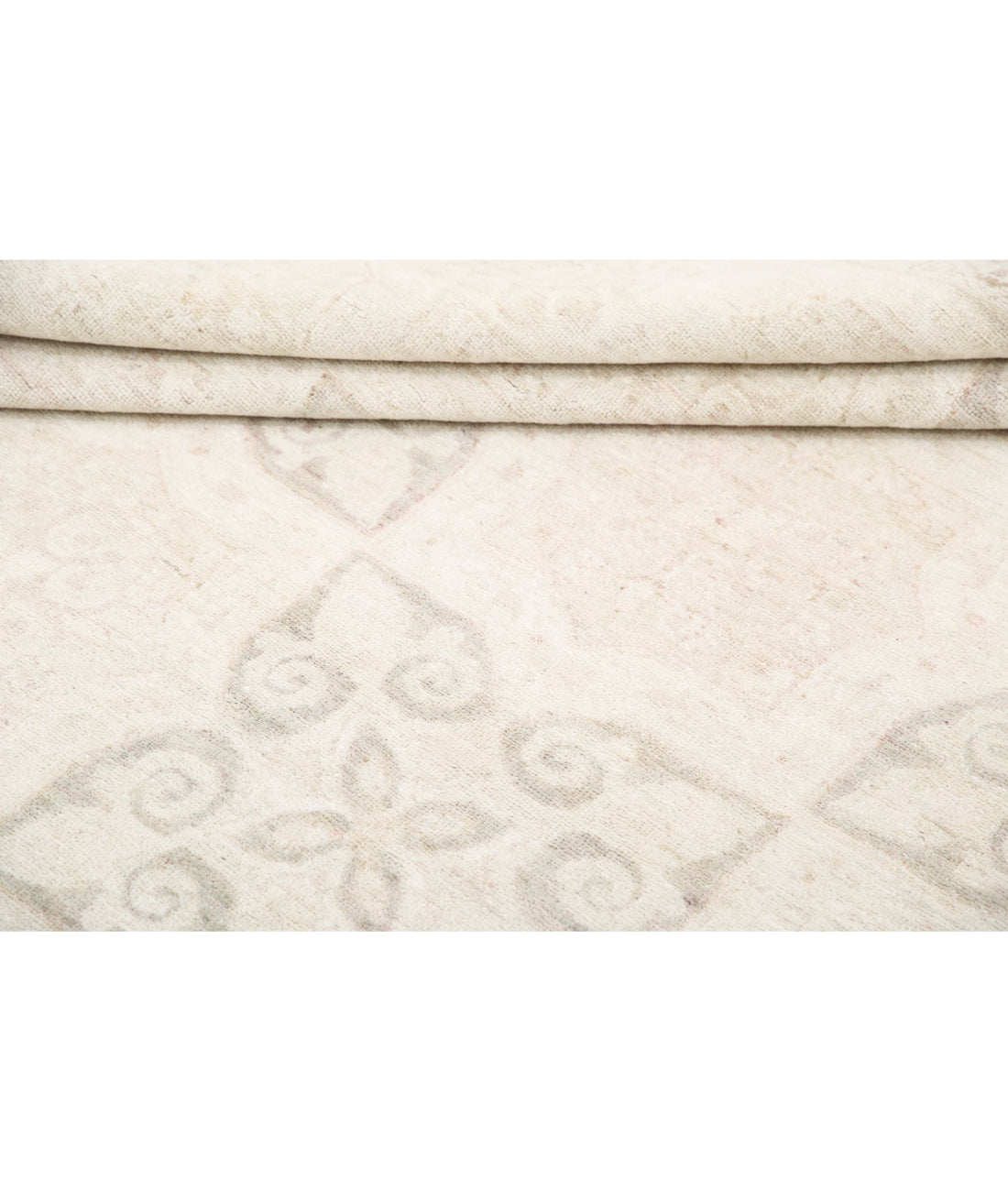 Serenity 9'10'' X 13'5'' Hand-Knotted Wool Rug 9'10'' x 13'5'' (295 X 403) / Taupe / Ivory