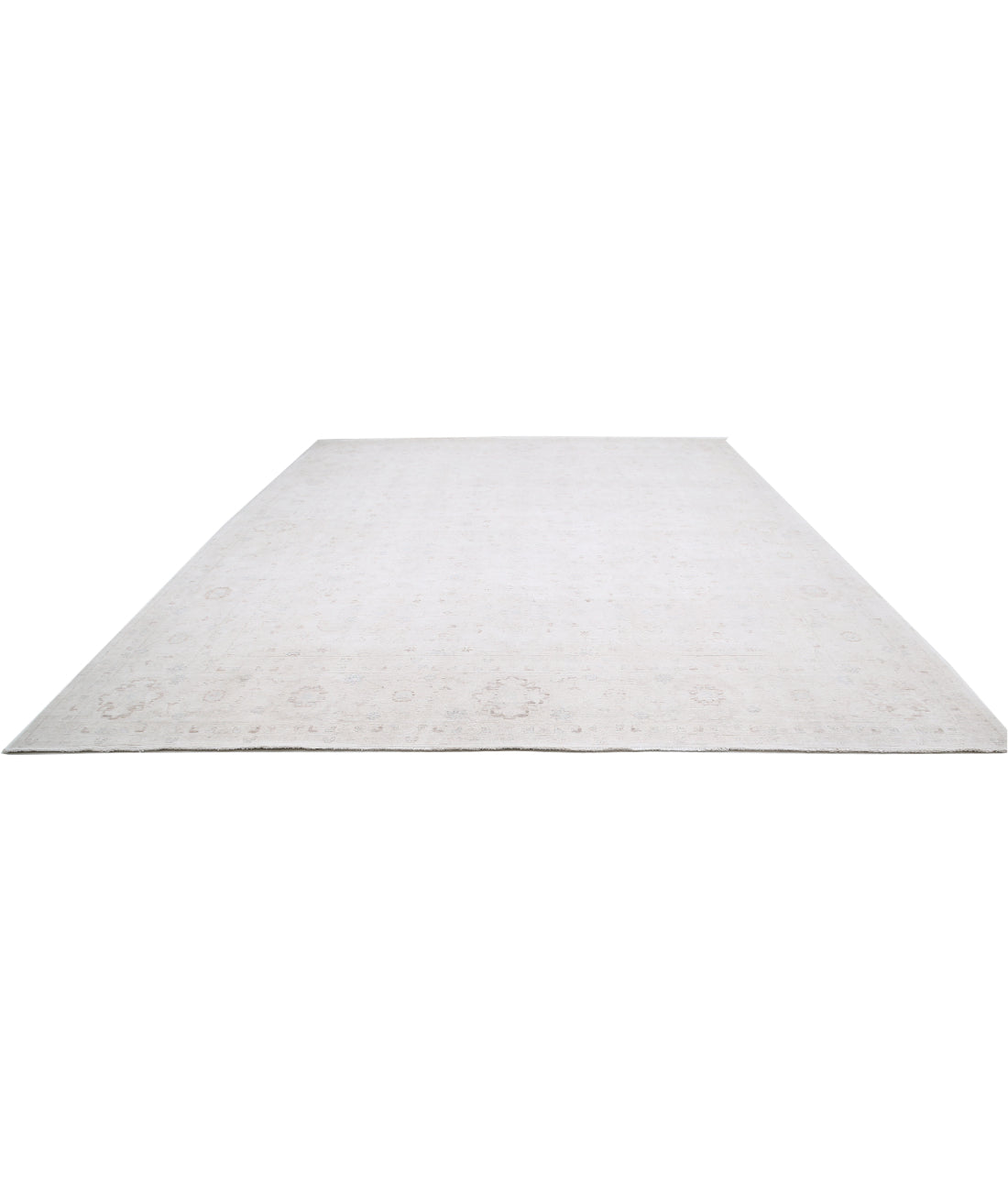 Serenity 12'0'' X 14'7'' Hand-Knotted Wool Rug 12'0'' x 14'7'' (360 X 438) / Ivory / Taupe