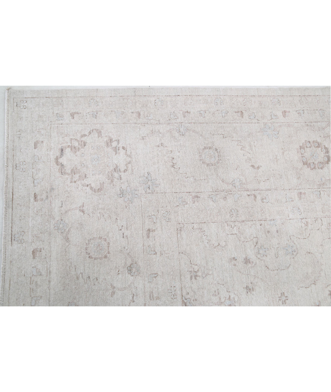 Serenity 12'0'' X 14'7'' Hand-Knotted Wool Rug 12'0'' x 14'7'' (360 X 438) / Ivory / Taupe